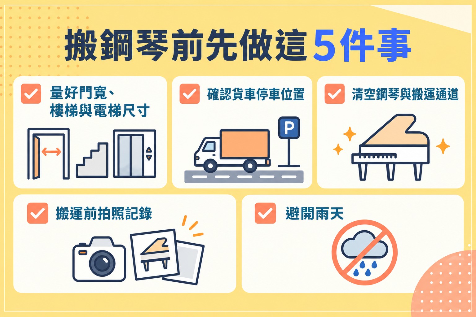 搬運鋼琴要注意什麼?搬鋼琴前先做這5件事